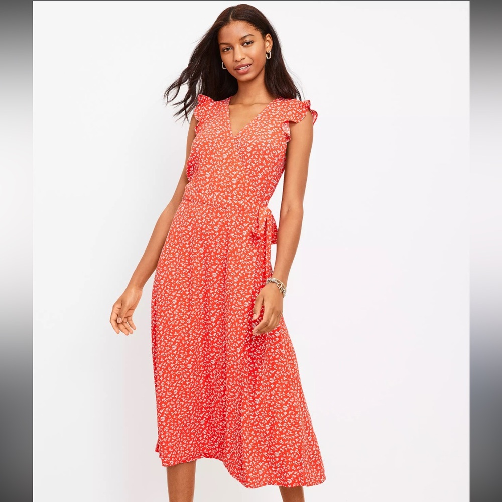 Wrap Midi Dress